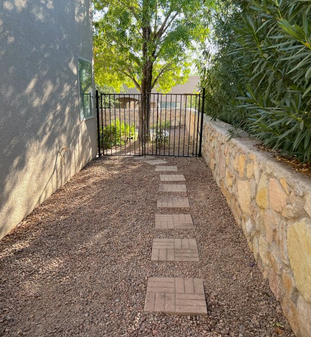 Custom paver patio installation in Las Cruces
