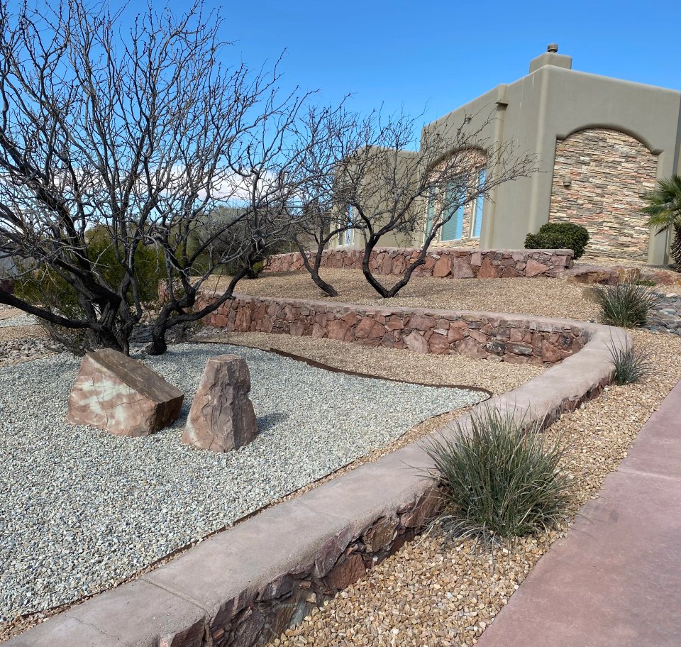 Drought-tolerant landscape design in Las Cruces
